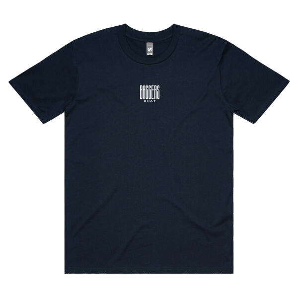 Baggers Chat T-Shirt (Navy Blue) Thumbnail